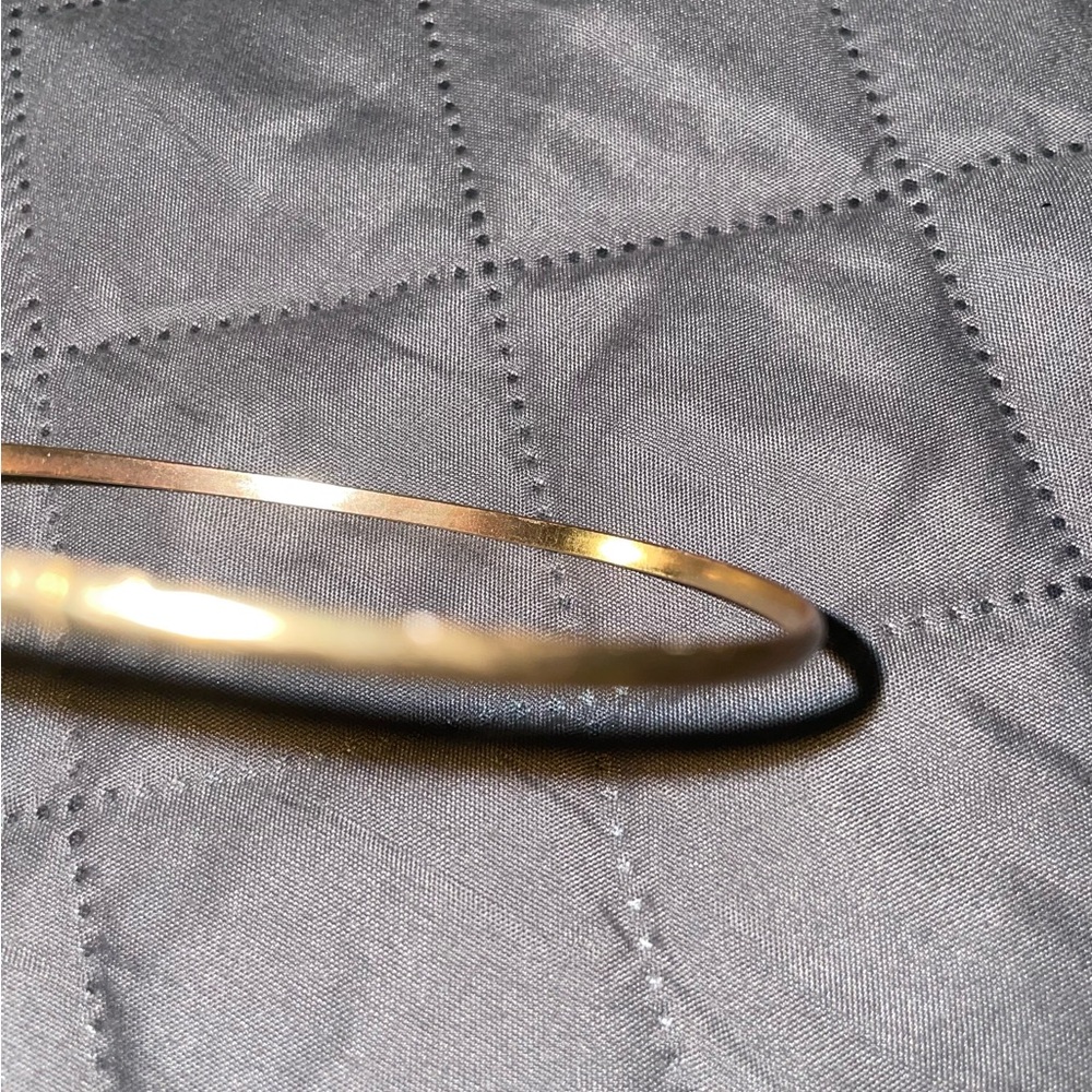 Bundle Bangle Bracelet;Leaf Ring;And Another Ring - image 4